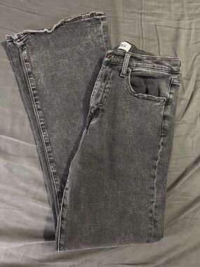 pistola Gray Washed Flare Jeans